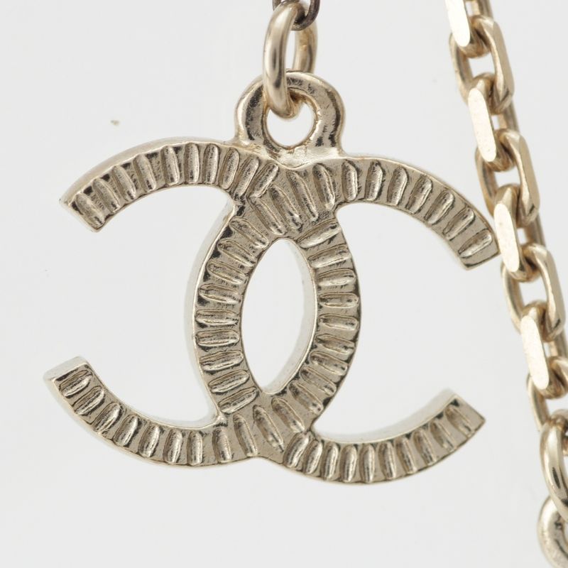 Chanel 18C GP Coco Mark Flower Motif Necklace Accessories Gold
