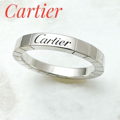 Cartier Lanier White Gold  Ring 57  Band