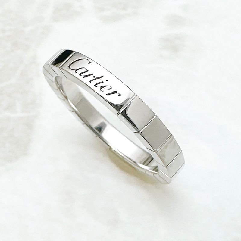Cartier Lanier White Gold  Ring 57  Band
