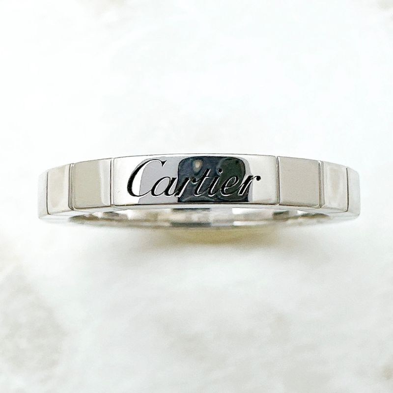 Cartier Lanier White Gold  Ring 57  Band
