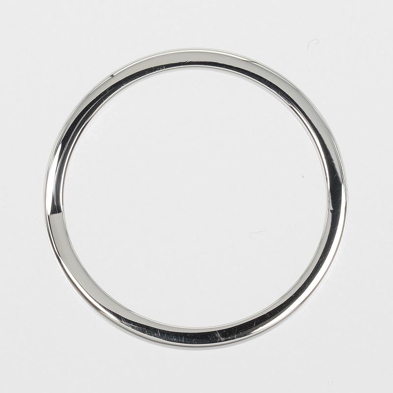 Cartier Ballerina Curve Pt950platinum #16.5 Mens 3.6g Ring