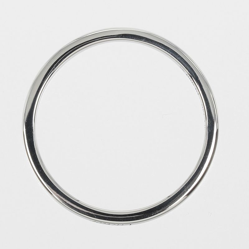 Cartier Ballerina Curve Pt950platinum #16.5 Mens 3.6g Ring