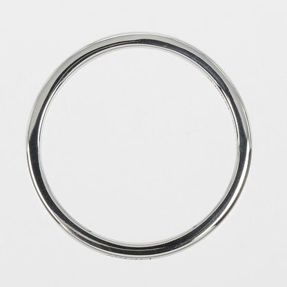 Cartier Ballerina Curve Pt950platinum #16.5 Mens 3.6g Ring