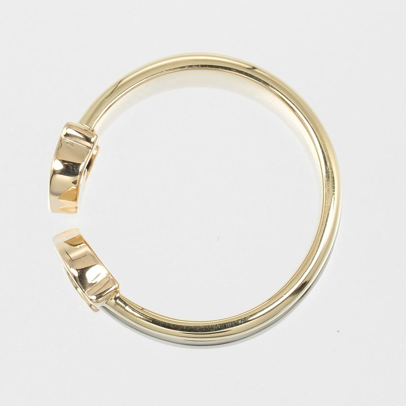 Cartier 2C LM 18K Gold (yg×pg×wg) 15.5 Ladies 7g Ring