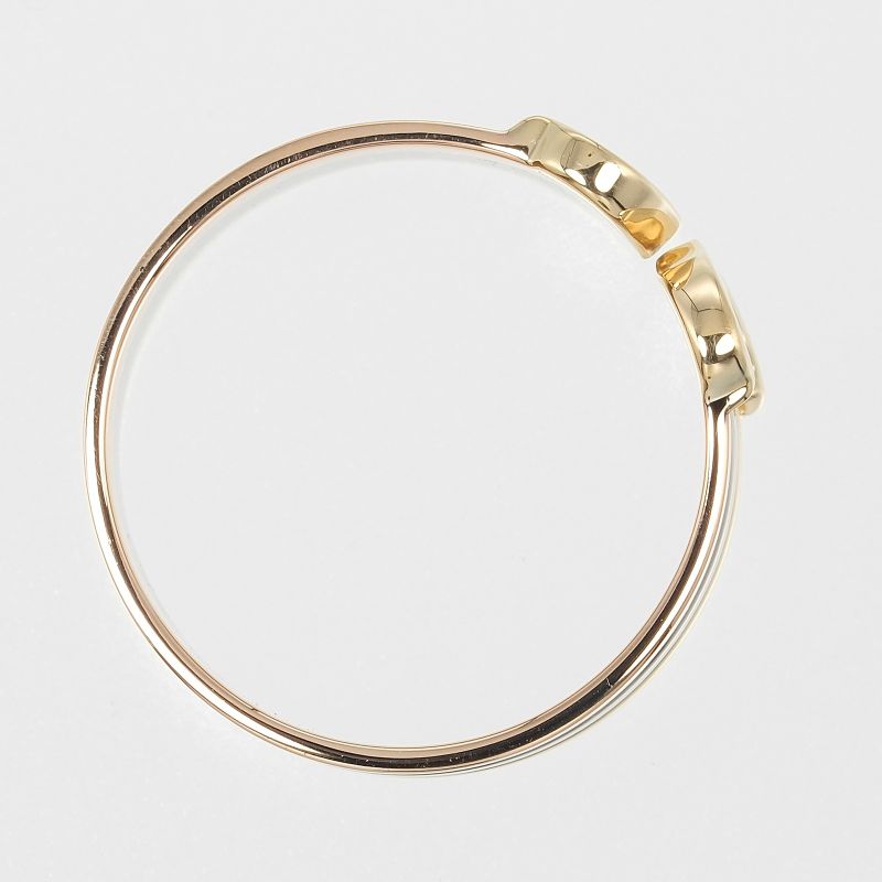 Cartier 2C 18K Gold (yg×pg×wg) No 11 Ladies 3.6g Ring