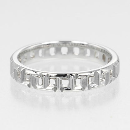 Tiffany & Co T True Narrow 18K White Gold #10 Ladies 3.2g Ring