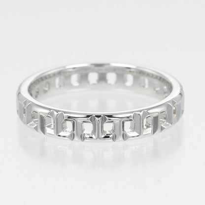 Tiffany & Co T True Narrow 18K White Gold #10 Ladies 3.2g Ring