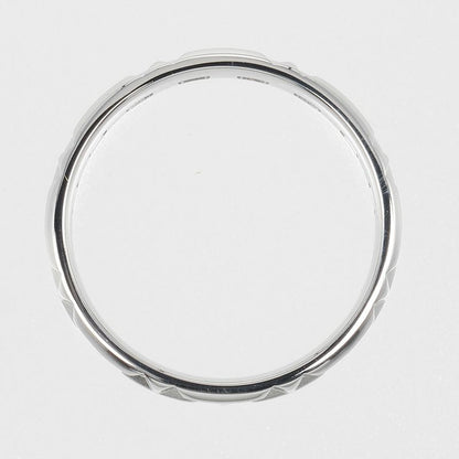 Tiffany & Co T True Wide 5.5mm (0.22in) Band 18kwhite Gold #15 Ladies 5.2g Ring