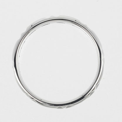 Tiffany & Co T True Wide 5.5mm (0.22in) Band 18kwhite Gold #15 Ladies 5.2g Ring