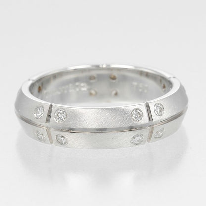 Tiffany & Co Streamerica 18kwhite Gold And Diamonds #11.5 Ladies 5.7g Ring
