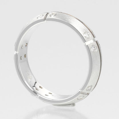 Tiffany & Co Streamerica 18kwhite Gold And Diamonds #11.5 Ladies 5.7g Ring