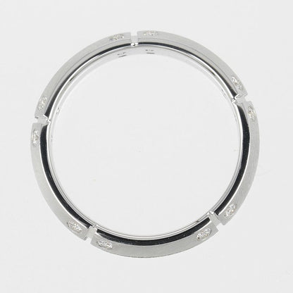 Tiffany & Co Streamerica 18kwhite Gold And Diamonds #11.5 Ladies 5.7g Ring