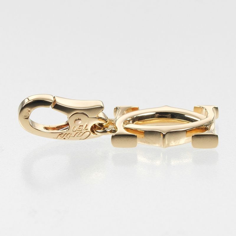 Cartier 2C Charm 18K Yellow Gold Ladies 2.5g Pendant Top