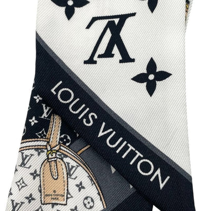 Louis Vuitton Scarf Twilly Bandeau Silk Monogram Multicolor
