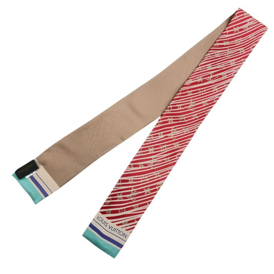 Louis Vuitton Scarf Silk Tulle Monogram Bandeau Pink