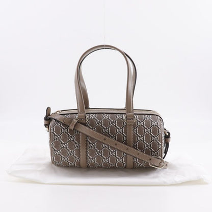 Gucci GG Shadow 2WAY Shoulder 796230 PVC X Leather Brown Ladies Handbag