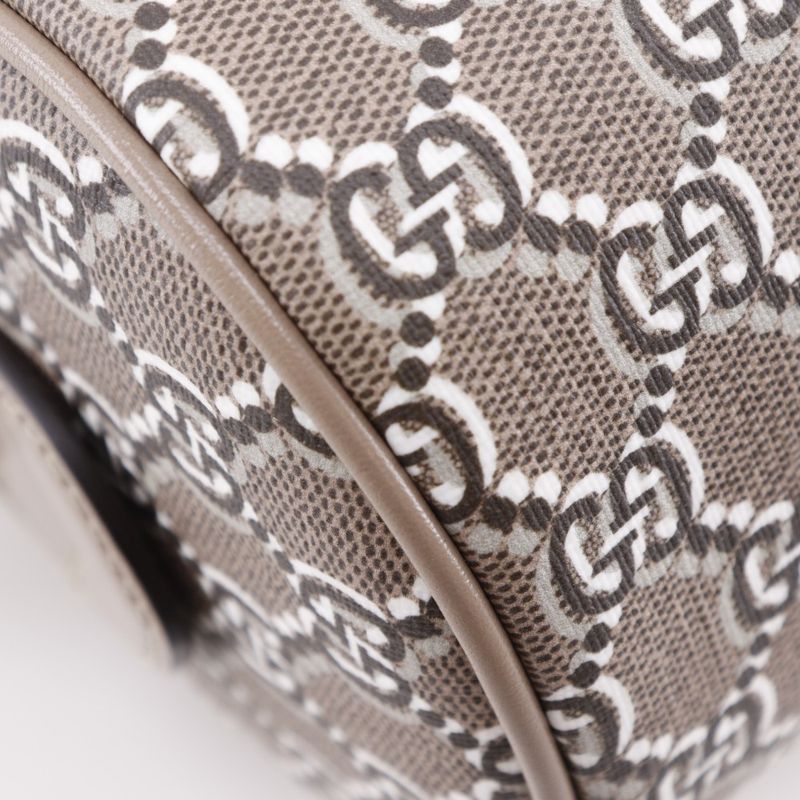 Gucci GG Shadow 2WAY Shoulder 796230 PVC X Leather Brown Ladies Handbag