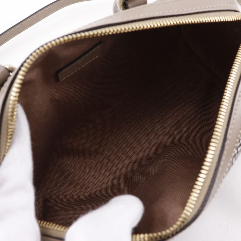 Gucci GG Shadow 2WAY Shoulder 796230 PVC X Leather Brown Ladies Handbag