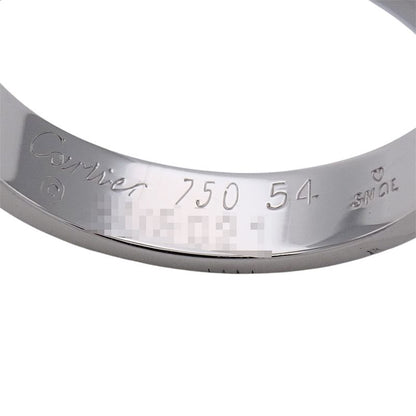 Cartier Ring Women's Brand Ring 750wg Happy Birthday White Gold  #54