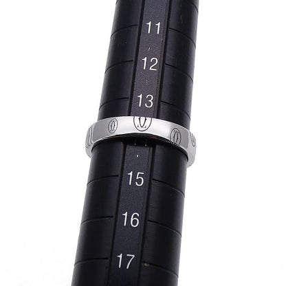 Cartier Ring Women's Brand Ring 750wg Happy Birthday White Gold  #54