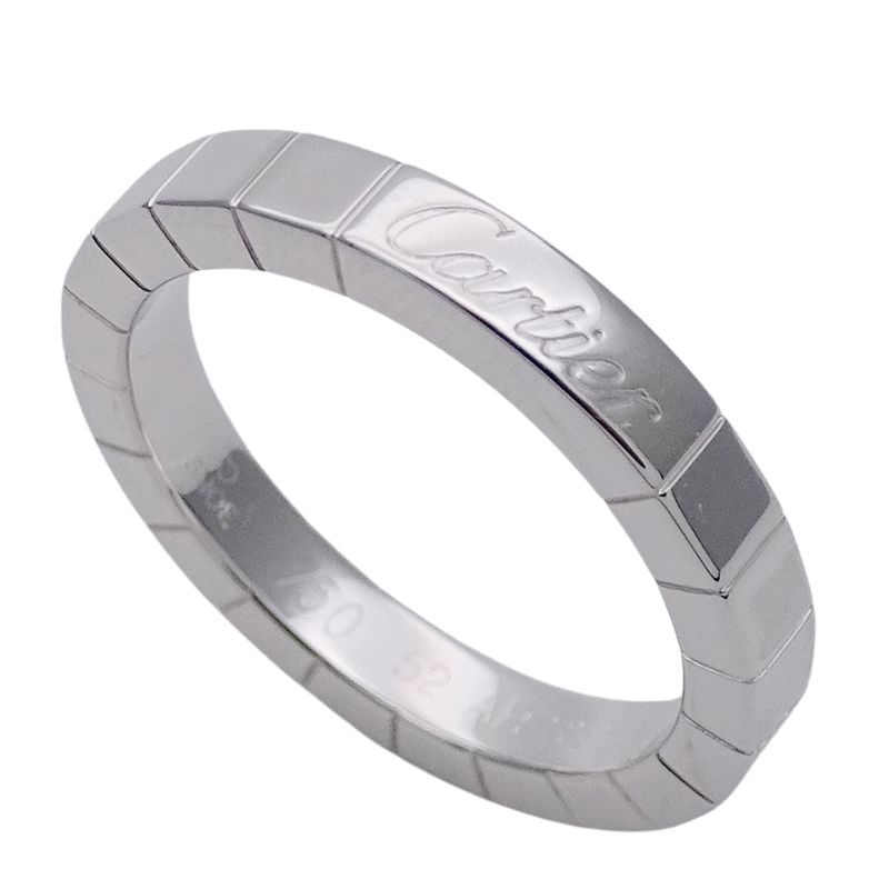 Cartier Ring Women's Brand Rings 750wg Raniere White Gold #52