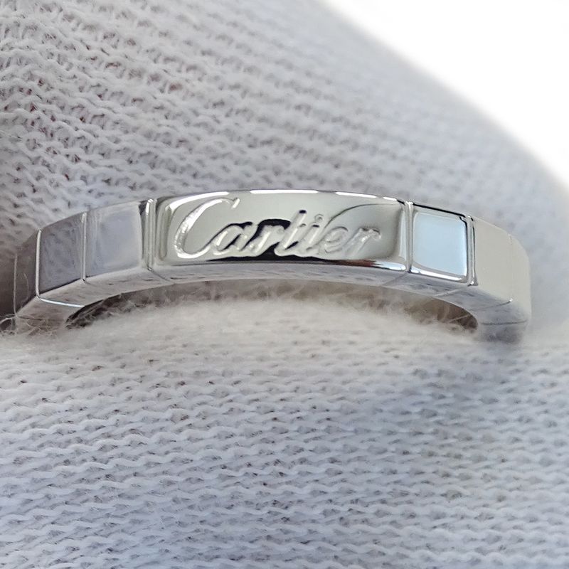 Cartier Ring Women's Brand Rings 750wg Raniere White Gold #52