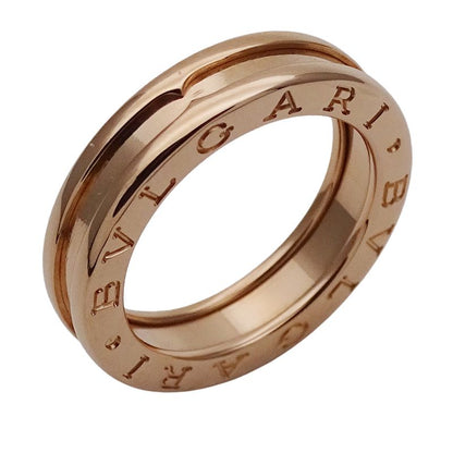 Bulgari Bvlgari Ring Ladies Men's Brand Ring 750pg B-zero1 1 Band Pink Gold #51