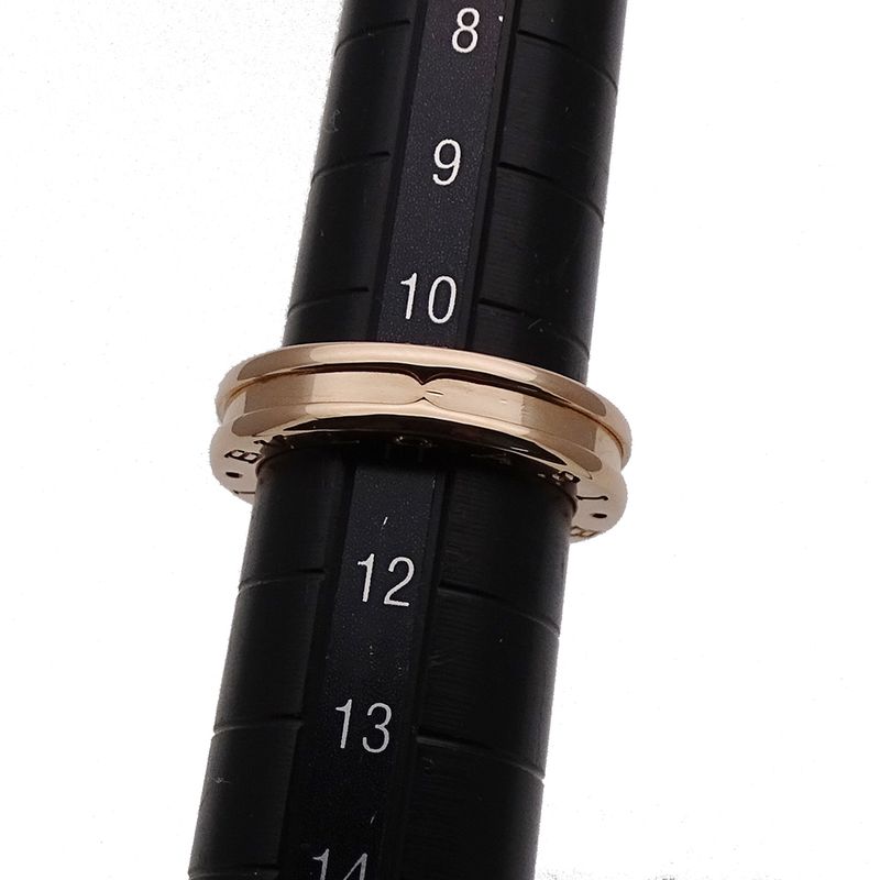 Bulgari Bvlgari Ring Ladies Men's Brand Ring 750pg B-zero1 1 Band Pink Gold #51