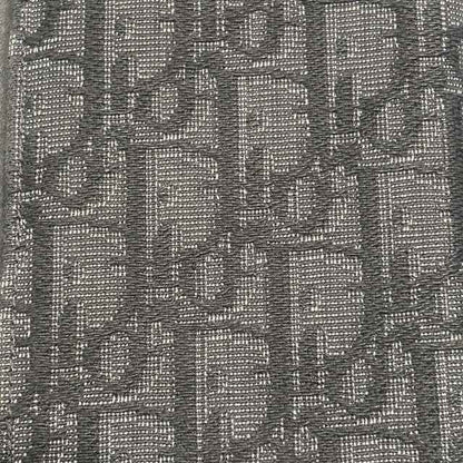 Dior Oblique Jacquard Vertical Long Wallet Bifold Wallet Black 12-bo-0271 AA
