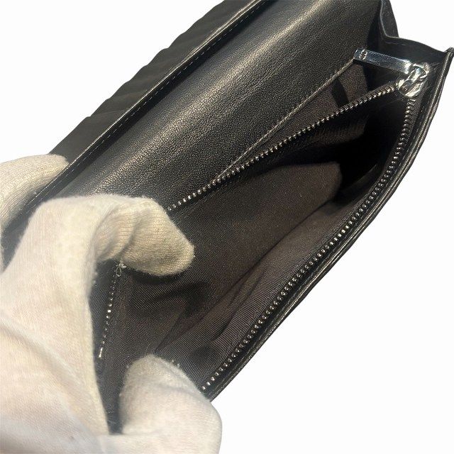 Dior Oblique Jacquard Vertical Long Wallet Bifold Wallet Black 12-bo-0271 AA