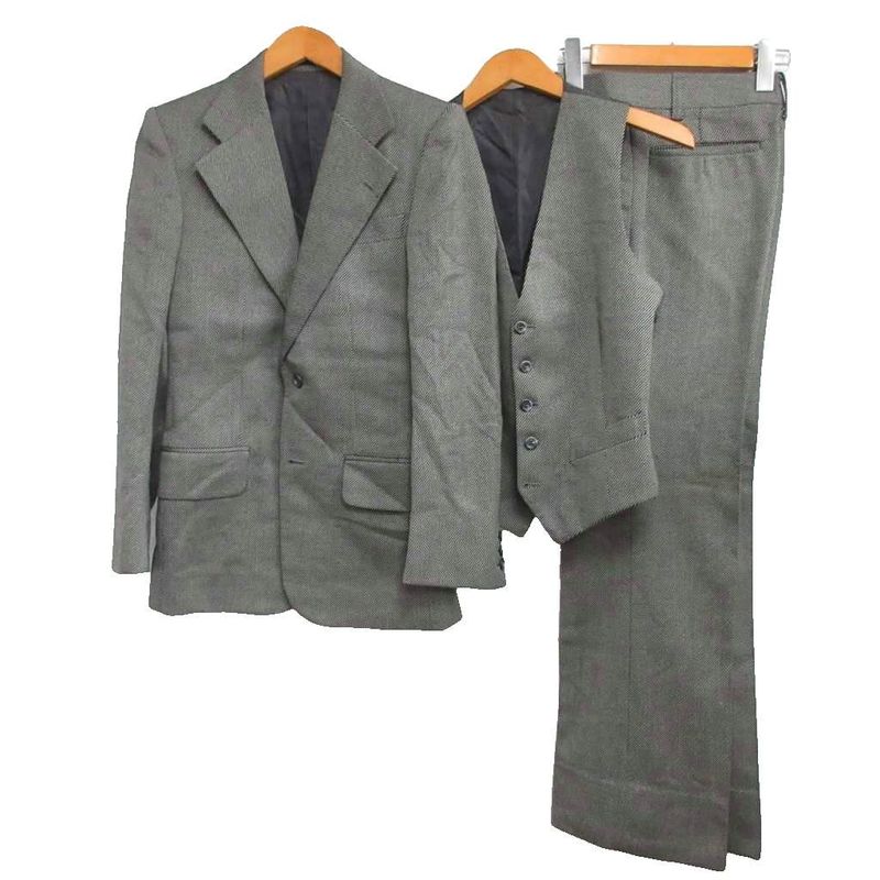 Yves Saint Laurent YVES Saint Laurent 90s Vintage 3 Piece Suit Setup Jacket