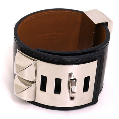 Hermes Herme Bracelet Corriede Chien Engraved B Rank