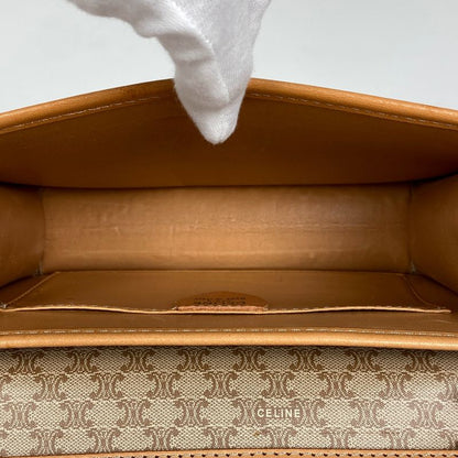 Celine Macadam Pattern Shoulder Bag Crossbody Handbag Shoulder Bag Coated