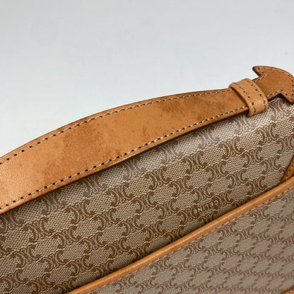 Celine Macadam Pattern Shoulder Bag Crossbody Handbag Shoulder Bag Coated