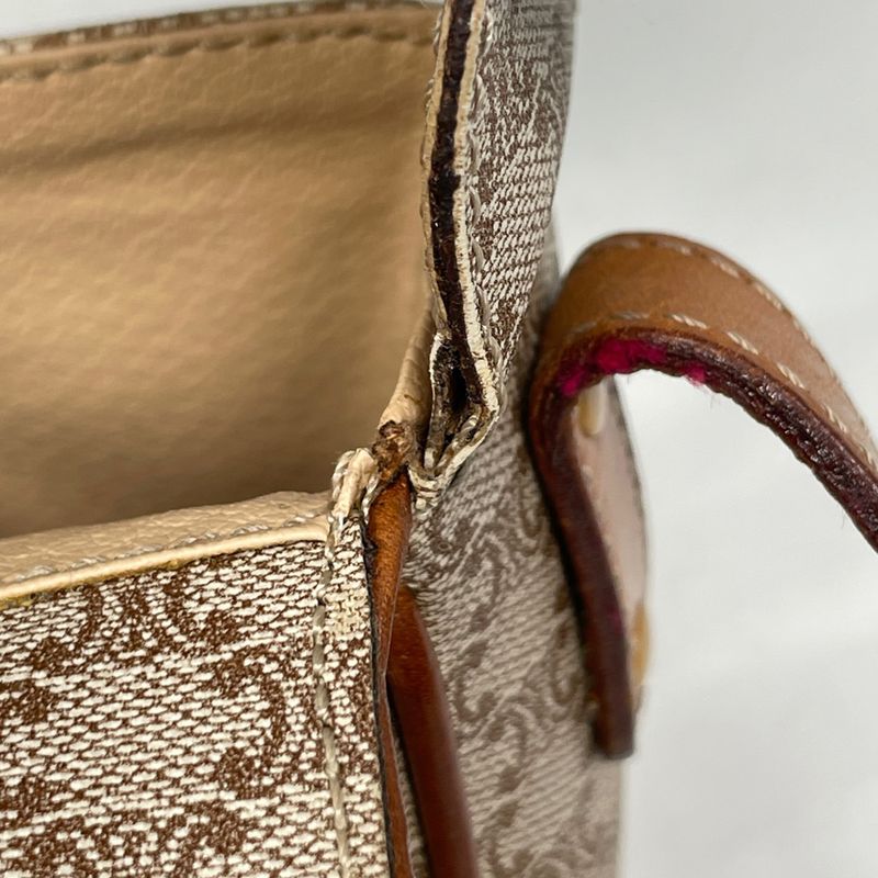 Celine Macadam Pattern Shoulder Bag Logo Total Crossbody Shoulder Bag Coated