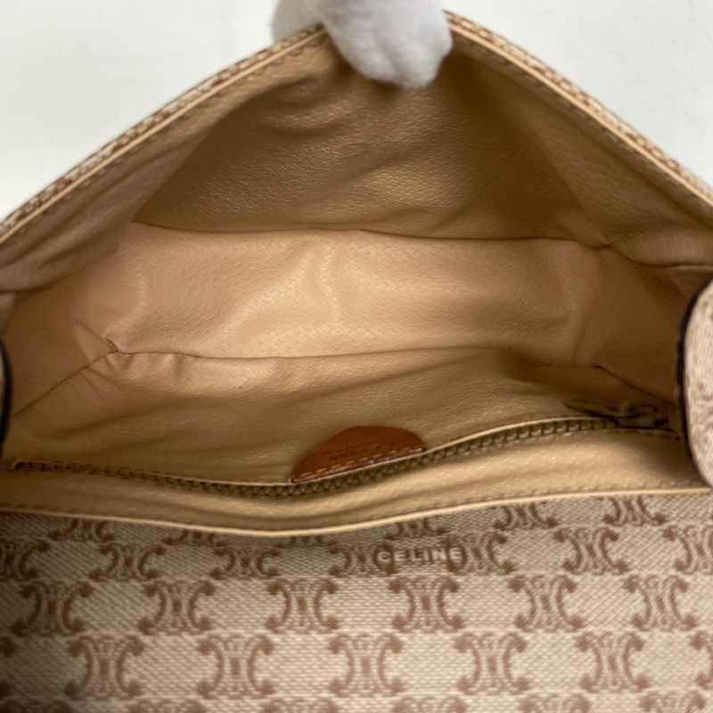 Celine Macadam Pattern Shoulder Bag Logo Total Crossbody Shoulder Bag Coated