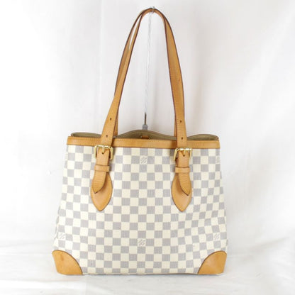 USED Louis Vuitton Hammed MM N51206 Shoulder Bag Damier Azure Canvas White