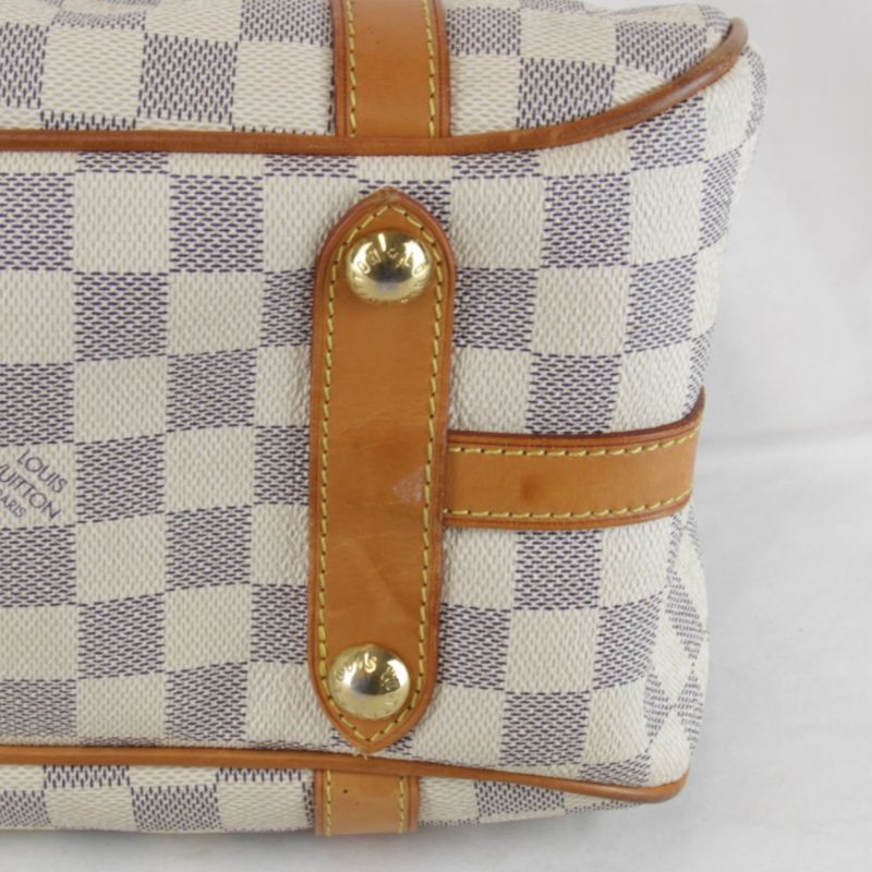 Louis Vuitton Stresa GM N42221 Shoulder Bag Damier Azure Canvas White