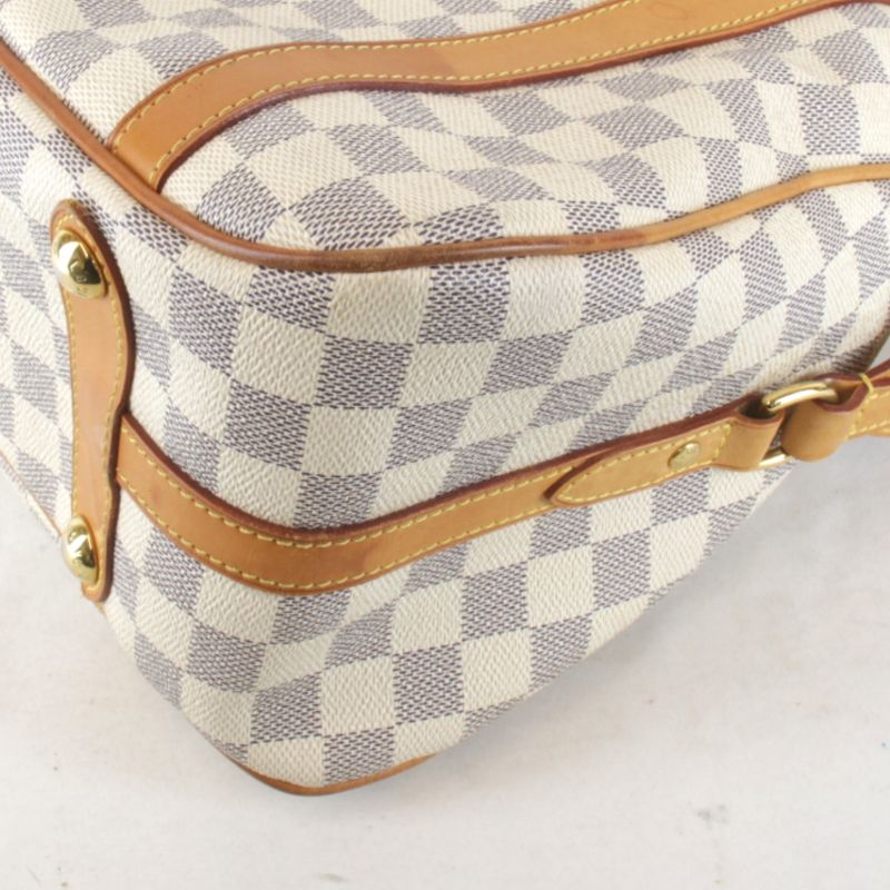 Louis Vuitton Stresa GM N42221 Shoulder Bag Damier Azure Canvas White