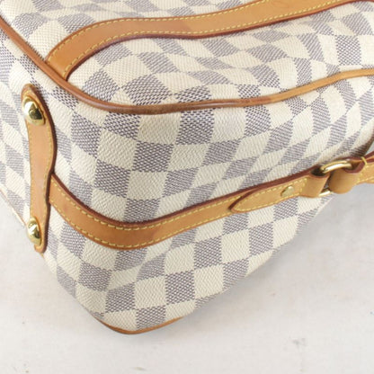 Louis Vuitton Stresa GM N42221 Shoulder Bag Damier Azure Canvas White