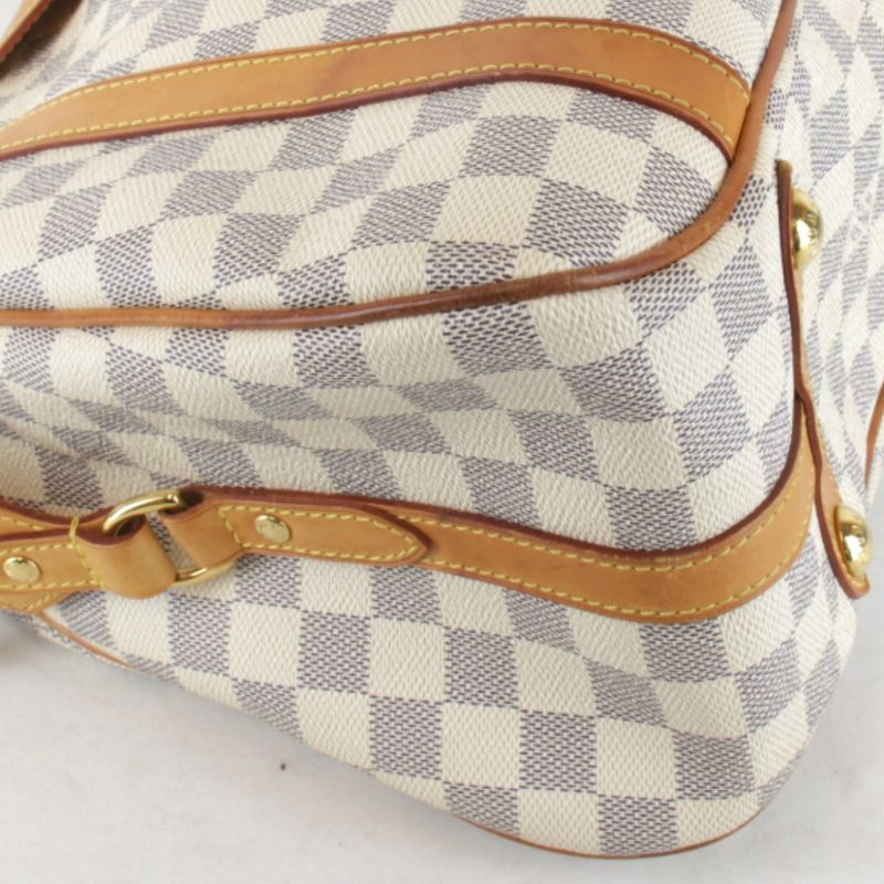 Louis Vuitton Stresa GM N42221 Shoulder Bag Damier Azure Canvas White