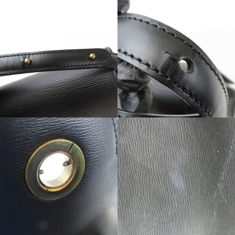 Louis Vuitton Shoulder Bag Free Run M52402 Epi Leather Noir Black Gold Hardware