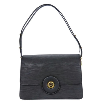 Louis Vuitton Shoulder Bag Free Run M52402 Epi Leather Noir Black Gold Hardware
