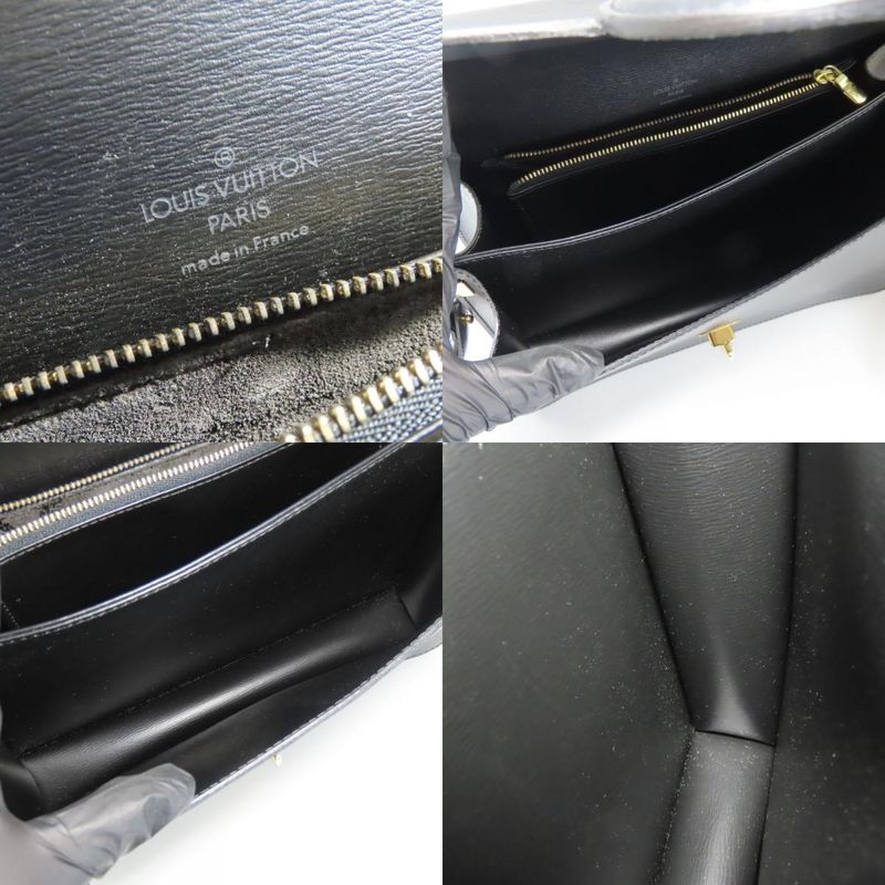 Louis Vuitton Shoulder Bag Free Run M52402 Epi Leather Noir Black Gold Hardware