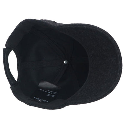 Prada 2hc274 Re-nylon Triangular Plate Wool Hat Men's M