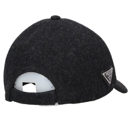 Prada 2hc274 Re-nylon Triangular Plate Wool Hat Men's M
