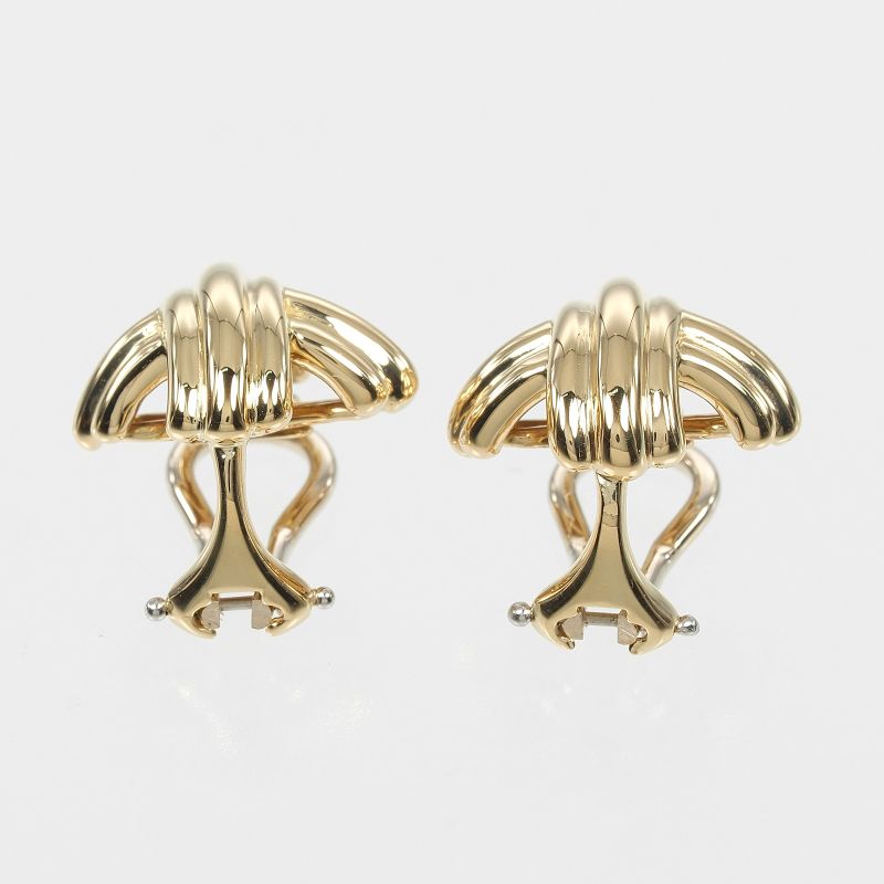 Tiffany & Co Signature 18K Yellow Gold Ladies 8g Earrings