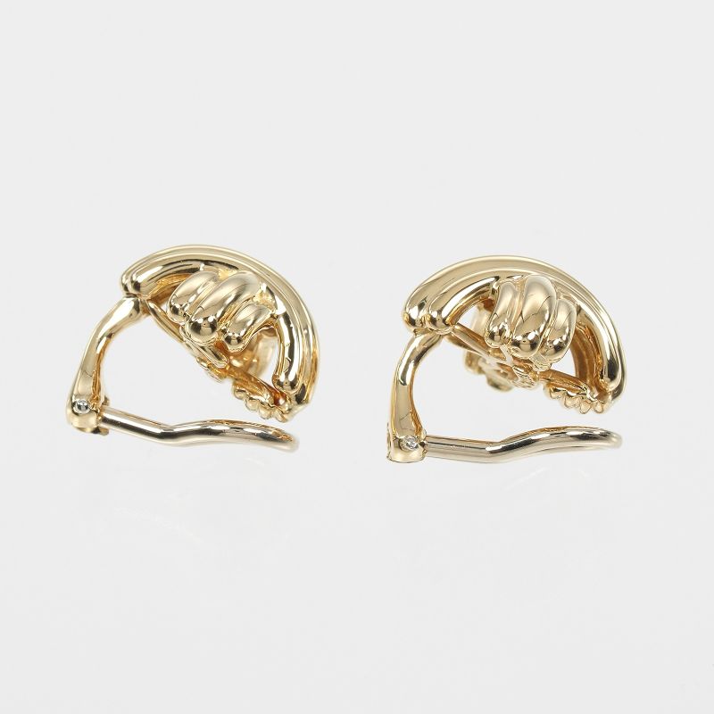 Tiffany & Co Signature 18K Yellow Gold Ladies 8g Earrings