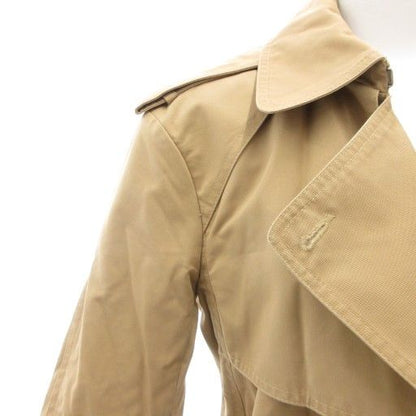 Celine Phoebe Period Trench Coat Gown 36 Long Belted Backless Buttonless Neck