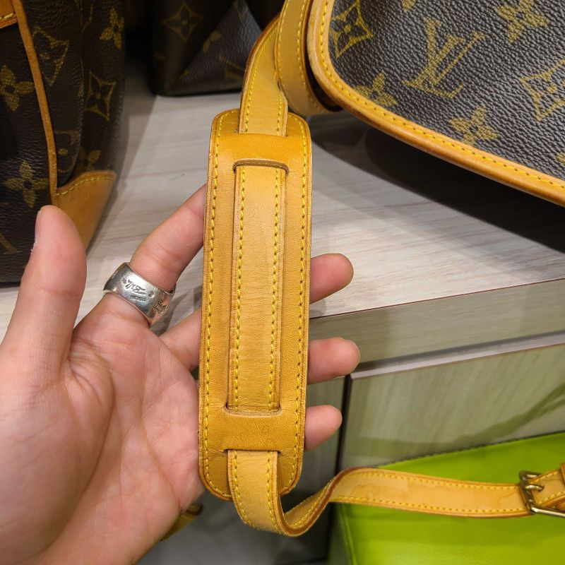 Louis Vuitton Monogram Sologne Shoulder Bag Brown PVC X Leather M42250 Sl0063